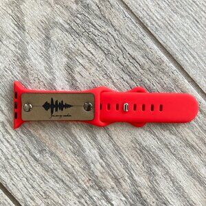 You Are My Sunshine Soundwave Band For Apple Watch 42-49mm - Red